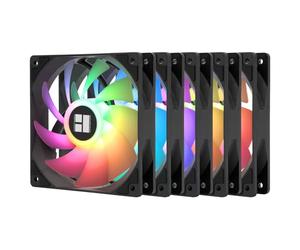 Thermalright TL-C12C-S X5 Ventilateur CPU ARGB 120mm, Lot de 5 ventilateurs de boîtier avec roulement S-FDB, ventilateur PWM silencieux pour ordinateur avec une vitesse jusqu'à 1550 tr/min