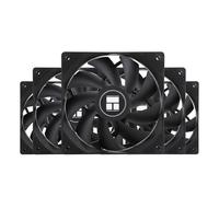 Thermalright TL-C12C X5 Ventilateur de processeur Noir 1550 tr/min Vitesse de rotation 120 mm Ventilateur de boîtier d'ordinateur PWM pour refroidisseur de boîtier et de liquide et refroidissement CPU