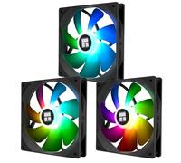 Thermalright TL-C14C-S X3 Lot de 3 ventilateurs de processeur à grande vitesse de 1500 tr/min, ventilateur PWM silencieux 140 mm, boîtier d'ordinateur
