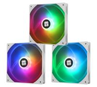 Thermalright TL-C14CW-S X3 CPU Fan 140mm ARGB Case Cooler Fan, 4pin PWM Silent Computer Fan avec roulement S-FDB inclus, jusqu'à 1500RPM Fan de refroidissement, 3 paquets