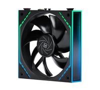Thermalright TL-M12Q Ventilateur de boîtier PC 120 mm, 2000 tr/min, ARVB, éclairage double miroir infini pour configuration gaming (unité seule)