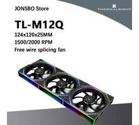 Thermalright TL-M12Q X3 bloc de construction d'épissure sans fil ventilateur Triple Pack 1500/2000PRW miroir infini cadre ARGB Triple Pack TL-M12QRW X2