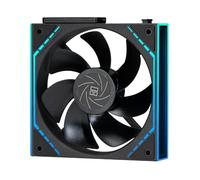 Thermalright TL-M12QR Ventilateur PC 120 mm à pales inversées, 1500 tr/min, ARVB, éclairage double miroir infini pour configuration gaming (unité seule)