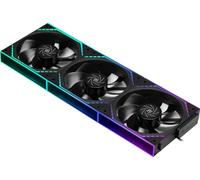 Thermalright TL-M12QR X3 Lot de 3 ventilateurs pour boîtier à pales inversées, 120 mm, connexion en guirlande, 1500 tr/min, ARGB, double éclairage à miroirs infinis pour jeux vidéo