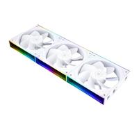 Thermalright TL-M12QRW X3 Ventilateur de processeur, 120 mm, connexion PWM, silencieux, avec roulement S-FDB, effet miroir ARGB, silencieux, blanc (TL-M12QRW X3)