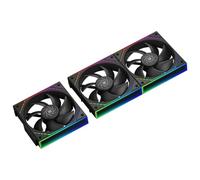 Thermalright TL-M12QX3 Ventilateur de châssis silencieux 120 mm Ventilateur de bloc de construction sans fil Fonction PWM Processeur Effet d'éclairage Miroir Infinity ARGB Nouveau module