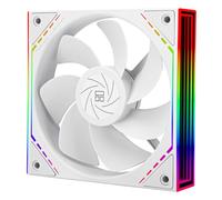 Thermalright TL-M12RW Ventilateur de processeur, 120 mm, connecteur PWM 4 broches ARGB, silencieux, avec roulement S-FDB, de bureau, effet miroir ARGB des deux côtés, (TL-M12RW)