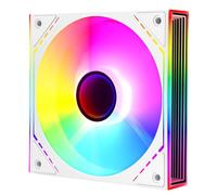Thermalright TL-M12W-S Ventilateur de processeur ARGB 120 mm avec vitesse de 1500 tr/min, blanc, pour boîtier d'ordinateur, avec effet d'éclairage ARGB latéral