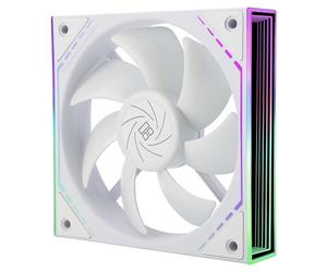 Thermalright TL-M12W - Ventilateur de Processeur ARGB 120 mm avec Effet Miroir - Silencieux - Vitesse de 1500 tr/min - Blanc - Ventilateur PWM de Bureau