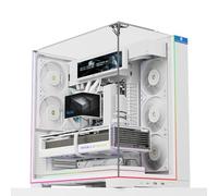 Thermalright TR A70 Boîtier PC Blanc Extensible avec Support GPU Vertical et Interface de Type C Ventilation à Haut débit Construction Stable Universel pour Les Jeux et Le Rendu