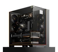 Thermalright TR A70 Vision ATX Boîtier de Jeu 8 emplacements de Ventilateur, Fermeture Rapide pour Montage Vertical de Carte Graphique avec Protection Anti-affaissement, écran LCD 9,16" et Barre