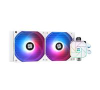 Thermalright TR Aqua Elite 240 Blanc V3 Refroidisseur de processeur liquide, double ventilateur PWM ARGB avec roulement S-FDB, pompe efficace contrôlée par PWM, pour AMD/AM4/AM5, Intel LGA115X/1200