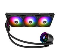 Thermalright TR Frozen Notte 360 ARGB V2 Refroidisseur de processeur,noir,3 ventilateurs PWM avec vitesse de 2000 tr/min,Intel LGA 1851/115X/1200/2011,convient pour AM4/AM5,dissipateur thermique