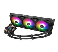 Thermalright TR FW 360 Noir ARGB Refroidisseur à eau pour processeur, refroidissement AIO 360°, résolution IPS 320 x 240, écran LCD avec écran IPS 2,4", refroidisseur de processeur liquide pour AMD