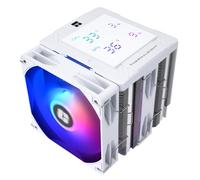 Thermalright TR Peerless Assassin 120 Digital ARGB White Refroidisseur d'Air pour Processeur, Couverture d'Écran Numérique, 6 Caloducs, Compatible AM4/AM5/Intel LGA1700/1851, 138 x 125 x 162 mm