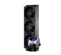 Thermalright TR Peerless Vision 360 UB ARGB Black CPU Aio Refroidisseur à eau 360° avec ventilateurs en ligne,écran LCD IPS 3,95" avec résolution 480x480,pour AM4/AM5,Intel 1851