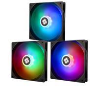 Thermalright TR TL-C14C-S X3 140 mm, noir Ventilateur de refroidissement pour ordinateur, refroidisseurs de processeur à haute vitesse 1500 tr/min, connecteur PWM 4 broches, lot de 3