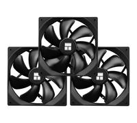 Thermalright TR TL-C14C X3, ventilateur pour boîtier avec roulement S-FDB et contrôle 4-PWM, ventilateur pour châssis d'ordinateur 140 mm,pour refroidisseur de processeur|Noir(lot de 3)