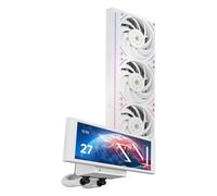 Thermalright TR Trofeo Vision 360 ARGB White CPU Liqud Cooler,écran LCD magnétique IPS 6,86 pouces avec une résolution de 2400x1080,refroidisseur liquide pour processeur AM4/AM5,Intel LGA1700