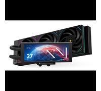 Thermalright Trofeo Vision 360 ARGB BLACK - Refroidisseur liquide CPU 360mm, Compatible LGA 1700/1851/2066/AM4/AM5, Ventilateurs 2150 RPM, 69 m³/h, Noir