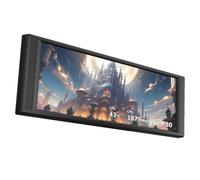 Thermalright Trofeo Vision Écran LCD IPS 6,86 pouces pour châssis refroidisseur Aio Résolution 1280 x 480 Écran d'affichage magnétique mobile avec options de placement d'écran LCD flexibles Noir