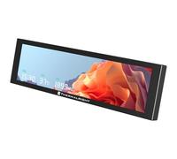 Thermalright Trofeo Vision Écran LCD noir 9,16 pouces Full Color LCD (résolution 1920 x 480) avec écran magnétique, (noir) spécialement conçu pour refroidisseur liquide CPU / boîtier