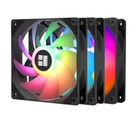 Thermalright Ventilateur de processeur TL-C12C-S X3 de 120 mm ARGB - Ventilateur d'ordinateur silencieux PWM à 4 broches avec roulement S-FDB inclus, jusqu'à 1500 tr/min (3 quantités)