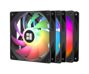 Thermalright Ventilateur de processeur TL-C12C-S X3 de 120 mm ARGB - Ventilateur d'ordinateur silencieux PWM à 4 broches avec roulement S-FDB inclus, jusqu'à 1500 tr/min (3 quantités)