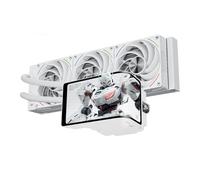 Thermalright Wonder Vision 360 TURBO ARGB - Refroidisseur liquide CPU blanc pour AM5/Intel LGA1851/1700, écran incurvé 3D de 6,67'' avec résolutions 2400x1080, écran à panneau magnétique, Aio 360 mm