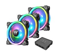 Thermaltake Riing Trio 12 LED RGB Radiator Fan TT Premium Edition Boitier PC Ventilateur 12 cm Noir