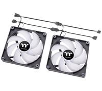 Thermaltake CL-F150-PL14SW-A Ventilateur pour PC noir, transparent, RVB (l x H x P) 140 x 140 x 25 mm