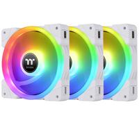 Thermaltake Ventilateur PC CL-F161-PL12SW-A 120×120×25mm Blanc Transparent RVB commande d'éclairage