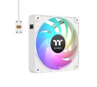 Thermaltake Ventilateur de boîtier CT120 EX ARGB Sync 120 mm Pack 3 Blanc PWM 500-2000 tr/min