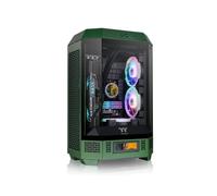 Thermaltake 300 Racing Green Micro Tower : Boîtier PC Micro ATX/Mini-ITX Vert, 3x3.5", 2x2.5", USB 3.2 Gen 1/Gen 2, SPCC, Filtre anti-poussière, Ref CA-1Y4-00SCWN-00