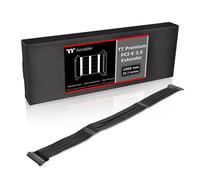 Thermaltake AC-051-CO1OTN-C1 Carte d'extension PCIe Interne, Interface PCIe 3.0, Câble 1m, Noir/Gris, -20°C à 80°C, 200g, Cuivre/Polyéthylène