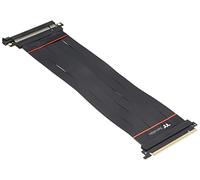 Thermaltake Câble Riser PCIe PCIe 4.0 Fiche mâle PCIe x16, Prise femelle PCIe x16 0.30 m noir AC-0