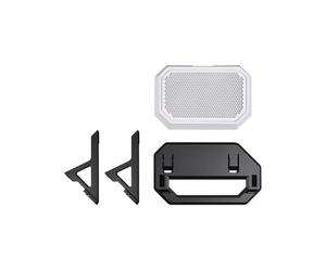 Thermaltake AC-076-ON6NAN-A1 : Kit de conversion tour vers rack pour châssis Midi Tower The Tower 600 (Noir/Blanc - 230x459x353mm - 2kg) avec filtre anti-poussière