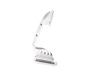 Thermaltake AC-077-CO6OTN-C1 Câble Rallonge PCI-E x16 Gen 4.0, 4m, Connecteurs Coudés 90°, EIA/RoHS/UL, Carte Vidéo, Blanc