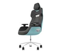 Thermaltake Argent E700 Gaming Chair Turquoise | Design by Studio F.A. Porsche | Chaise de Bureau | Cuir véritable | Ergonomique | Confort Maximal | Turquoise