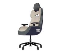 Thermaltake Argent E700 Mocha Mousse & Slate Gray Crayon Real Leather Chair | Chaise de Bureau | Cuir véritable | Ergonomique | Confort Maximal