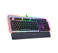 Thermaltake Argent K5 RGB - Taille complète (100%) - USB - Commutateur mécanique - QWERTY - LED RGB - Titane
