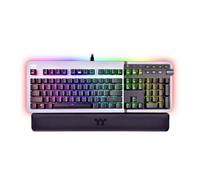 Thermaltake Argent K5 Sliver Switch (GER) filaire Clavier de gaming allemand, QWERTZ titanium éclairé
