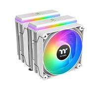 Thermaltake ASTRIA CL-P139-CA12SW-A Refroidisseur de processeur 600 ARGB 6 caloducs en cuivre 2 ventilateurs PWM 120 mm 500~1800 tr/min Double tour Intel/AMD/TDP 265 W Blanc