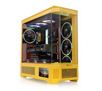 Thermaltake CA-11H-00FMWN-00 Boîtier PC Full Tower Caramel, SPCC/Verre trempé, ATX/EATX/microATX/Mini-ITX, USB 3.2 Gen 1/Gen 2, Ventilation 120/140mm, Radiateur 420mm max.