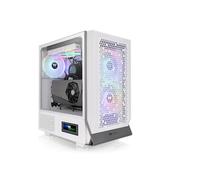 Thermaltake Boîtier PC Ceres 300 TG ARGB – Moyen tour E-ATX Blanc, Fenêtre, Sans alimentation
