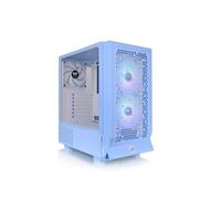 Thermaltake Boîtier Moyen Tour E-ATX Ceres 330 TG RGB Panneau vitré (Bleu)