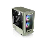 Thermaltake Ceres 350 MX Vert - Boîtier PC Midi Tower ATX/EATX/microATX/Mini-ITX, 1x140mm avant/arrière, USB 3.2 Gen1/Gen2, SPCC, verre trempé