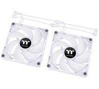 Thermaltake CL-F154-PL14SW-A Ventilateur pour PC blanc, transparent, RVB (l x H x P) 140 x 140 x 25 mm