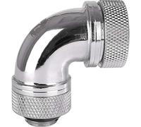 Thermaltake CL-W097-CA00SL-A Pacific G1/4 PETG Tube 90-Degree Compression 16mm OD Chrome
