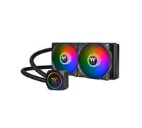 Thermaltake CL-W286-PL12SW-A Refroidisseur liquide CPU Tout-en-un, 2x120mm, 59.28CFM, 28.2dB, compatible sockets Intel/AMD, éclairage RGB, radiateur 273x120x27mm
